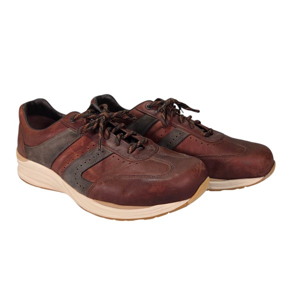 Other - SAS CAMINO BRIAR SIZE 11.5 W Men's Tennis Shoes Leather Lace Up Brown Sneakers